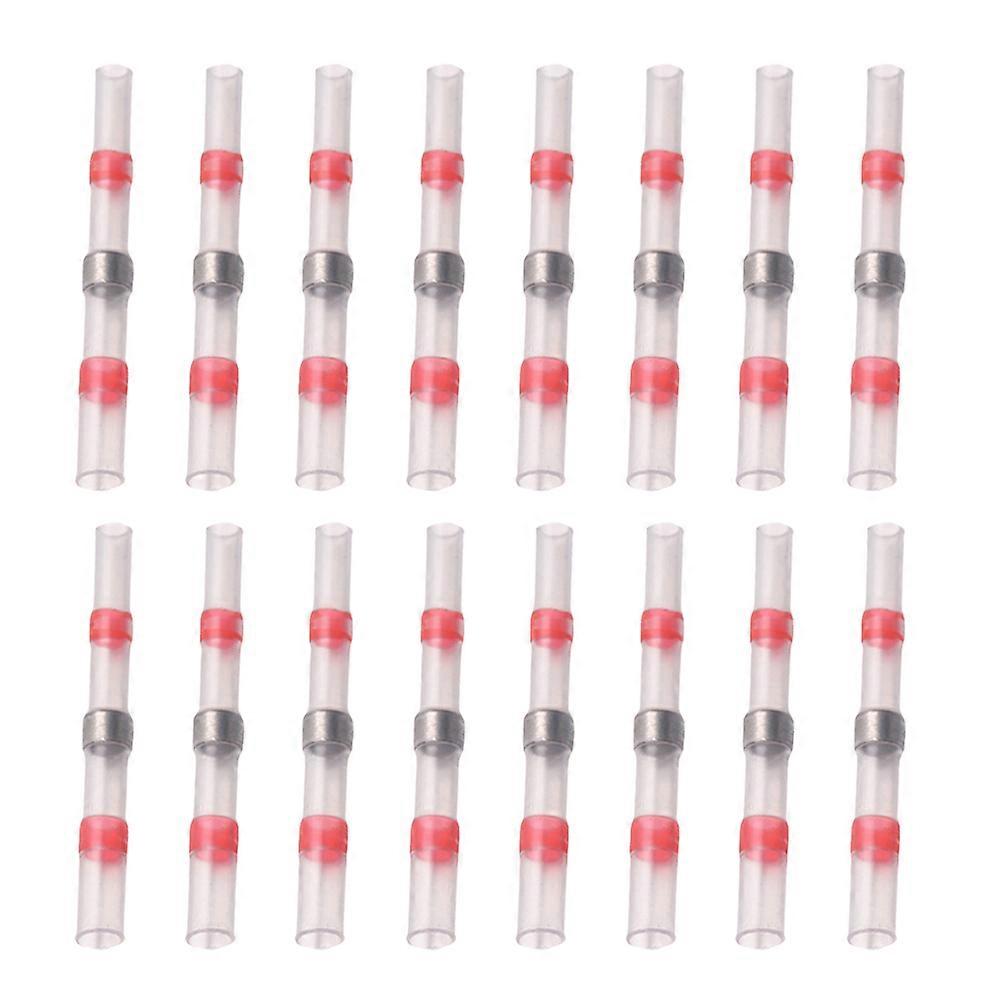 Automotive Marine Crimp Connectors Cylindrical Wire Joint for Boat Truck Transparent Pe Material Featuring 100Pcs