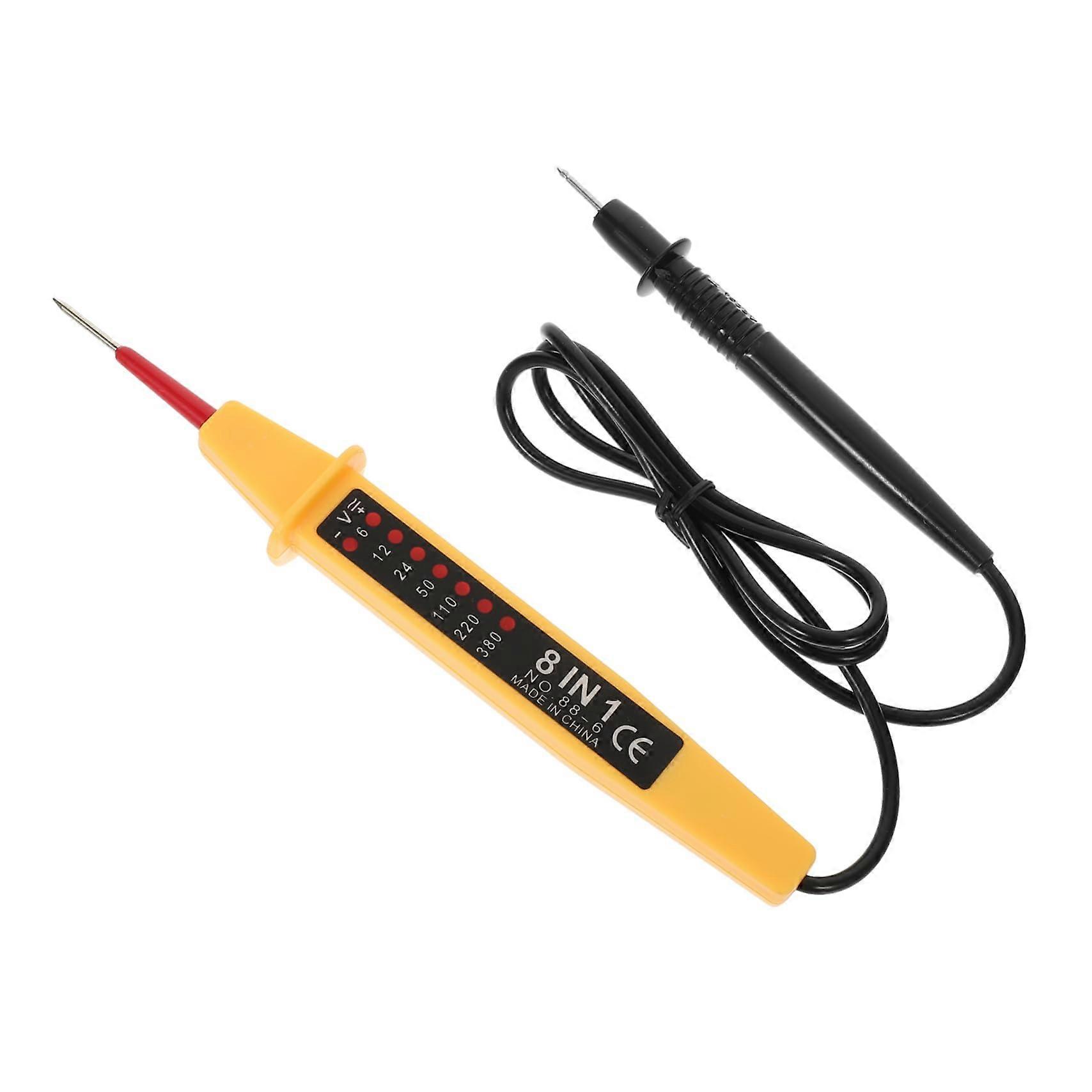 Car Voltage Tester Portable Automotive Voltage Detection Tool For Circuit Testing Lightweight Vehicle Electrical Tester