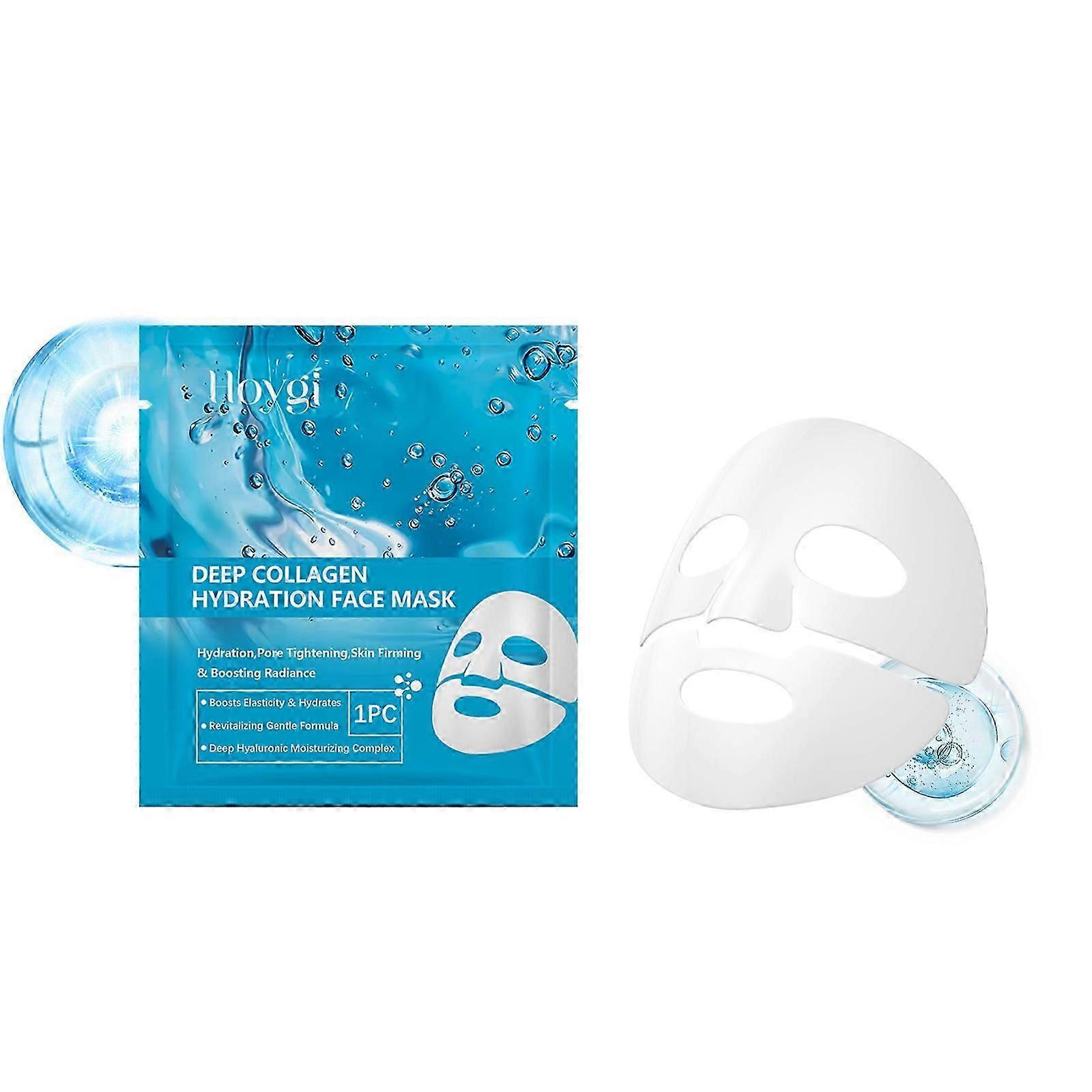 Hoygi collagen moisturizing wrinkle reducing facial mask (bagged) moisturizing, firming, mild, moisturizing and moisturizing facial care