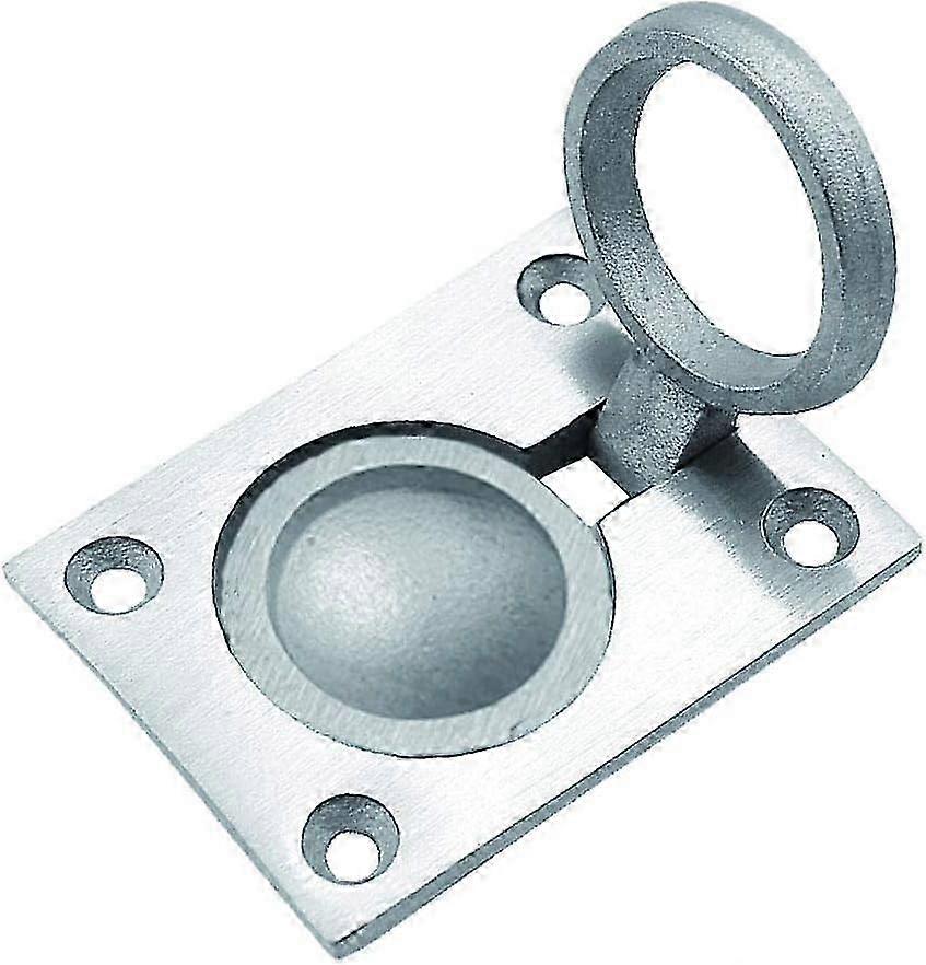 2 Pcs Ring Flush Pull Handle Stainless Steel Hatch Lifter Flush Hatch Pull Hidden Handle Recessed Handle for Boats Marine Yacht Floor Lifter Cabinet K