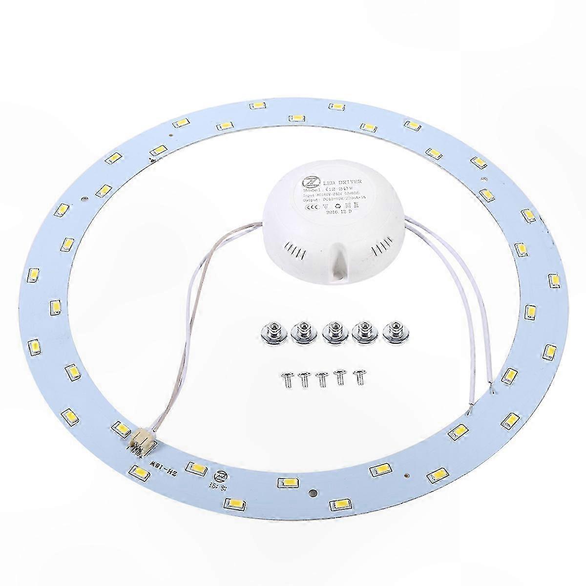 18W 220V Round LED Ceiling Lamp Panel with Warm White Light Replacement Bulb Board