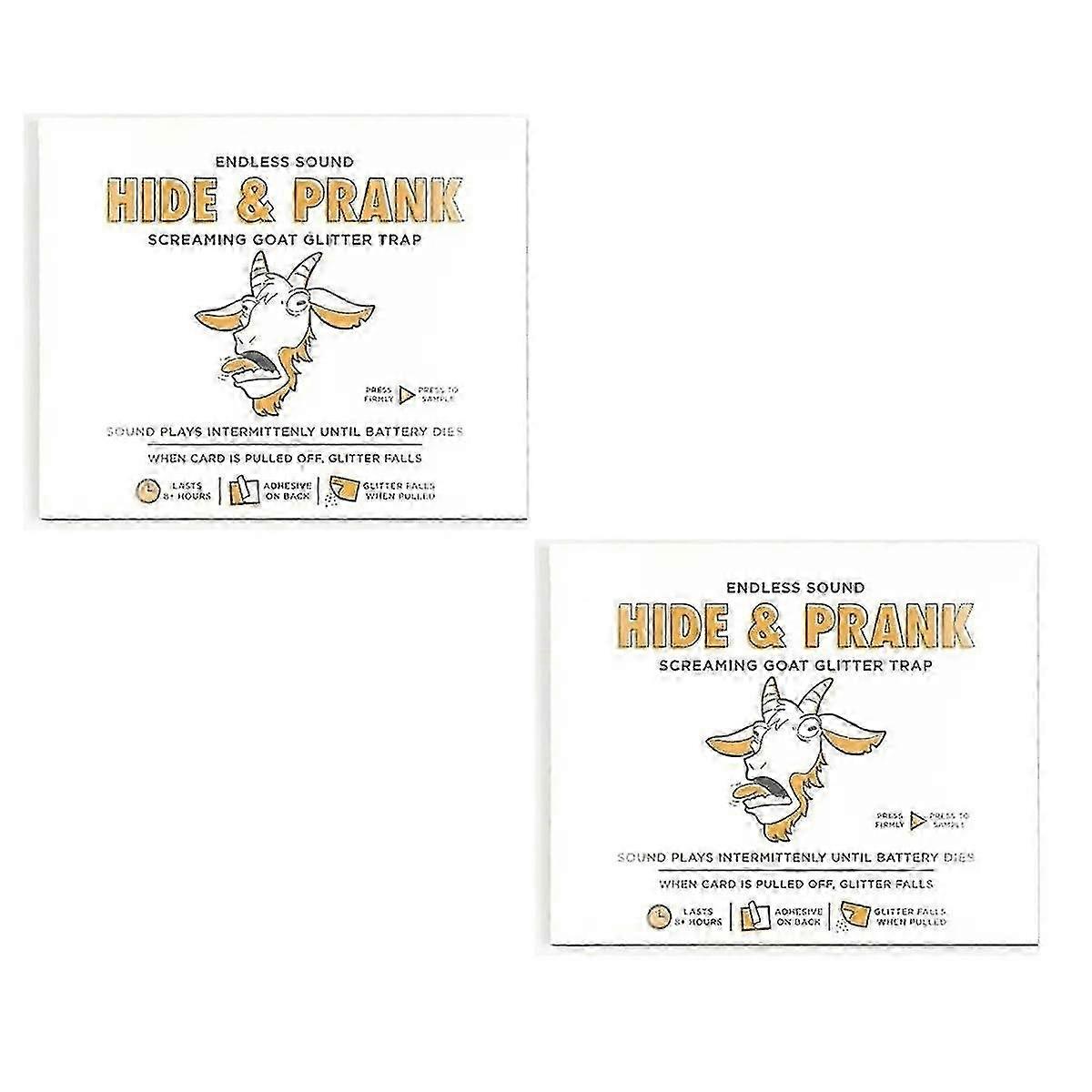 2Pcs Intermittent Goat Glitter Trap Prank Goat Glitter Trap - 8 Hou...