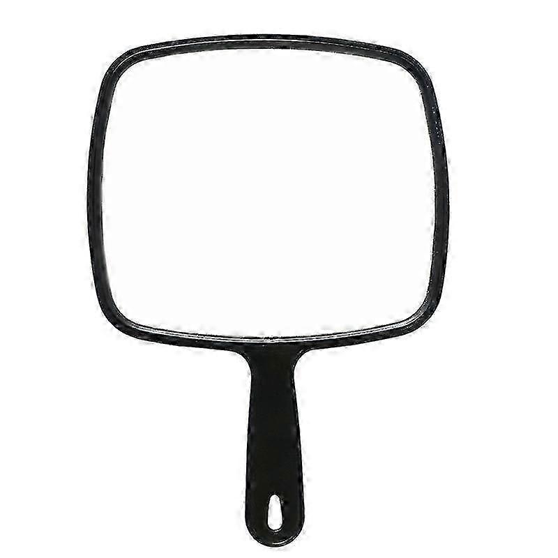 Large Hand Mirror, Multi-purpose Mirror With Distortion-free Reflection, Black