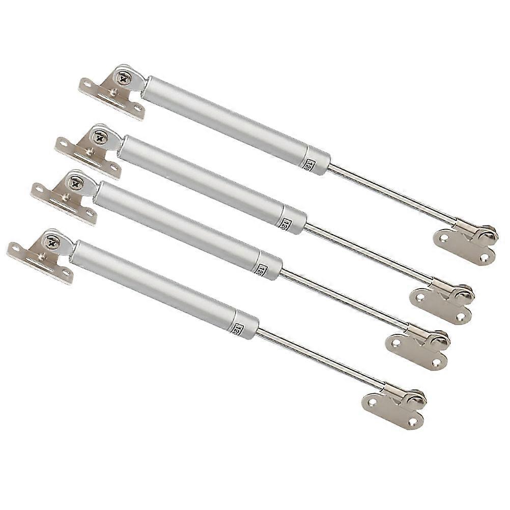 Gas Struts Pneumatic Support Bar for Cabinet Support 4Pcs Heavy Duty Silver