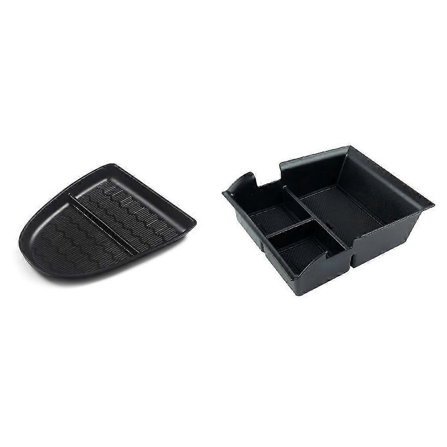 For BYD Atto 3 2022 2023 Central Control Armrest Storage Box + Central Control Lower Storage Box Accessories