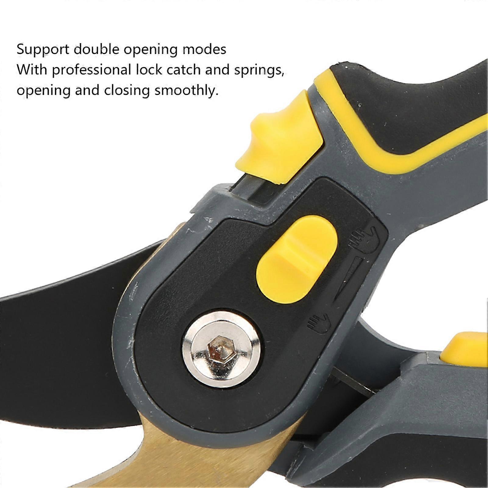 Multifunction Gold Pruning Shears SK5 Blade 28mm Cutting Scissors