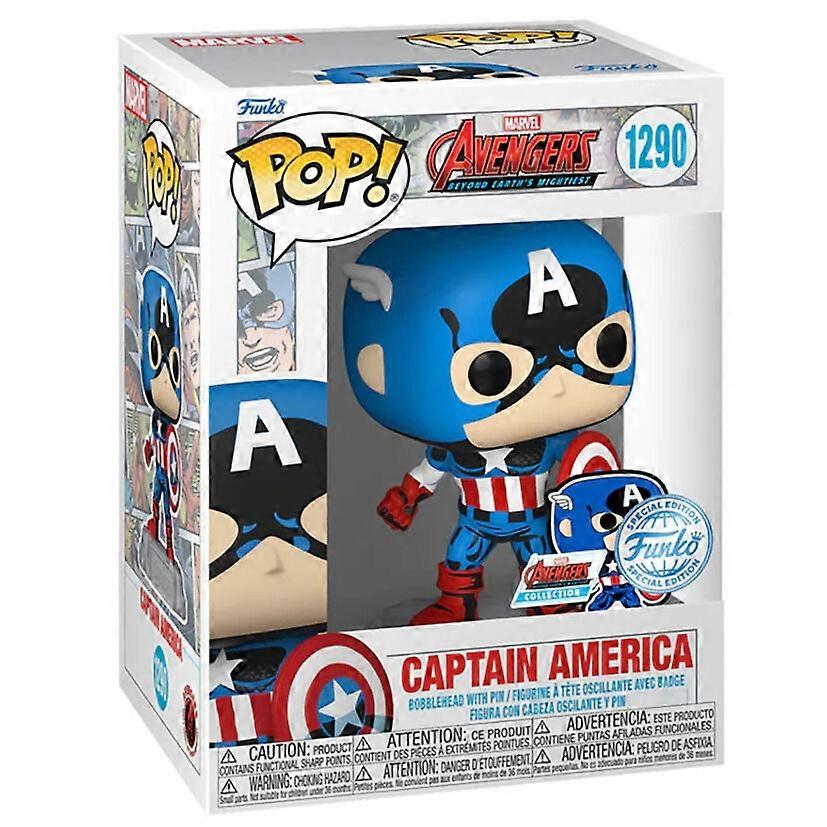 POP Φιγούρα Marvel Los Vengadores Avengers Captain America Αποκλειστικό