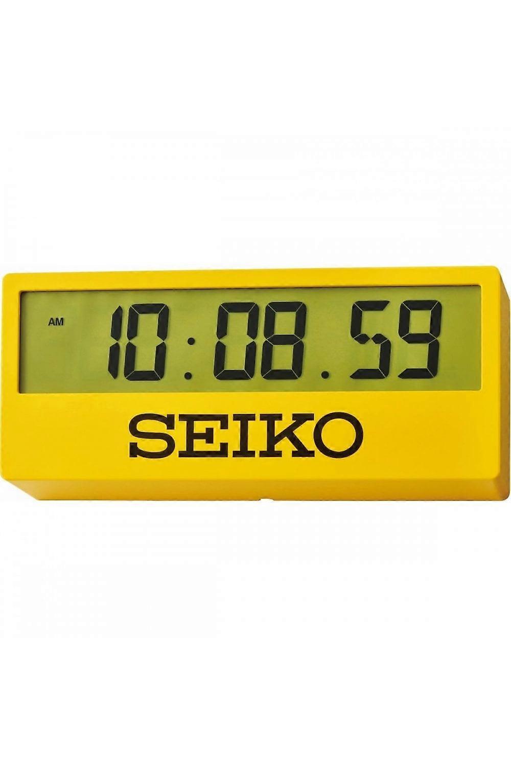Seiko Digital Desk Clock & Stand QHL073YWS