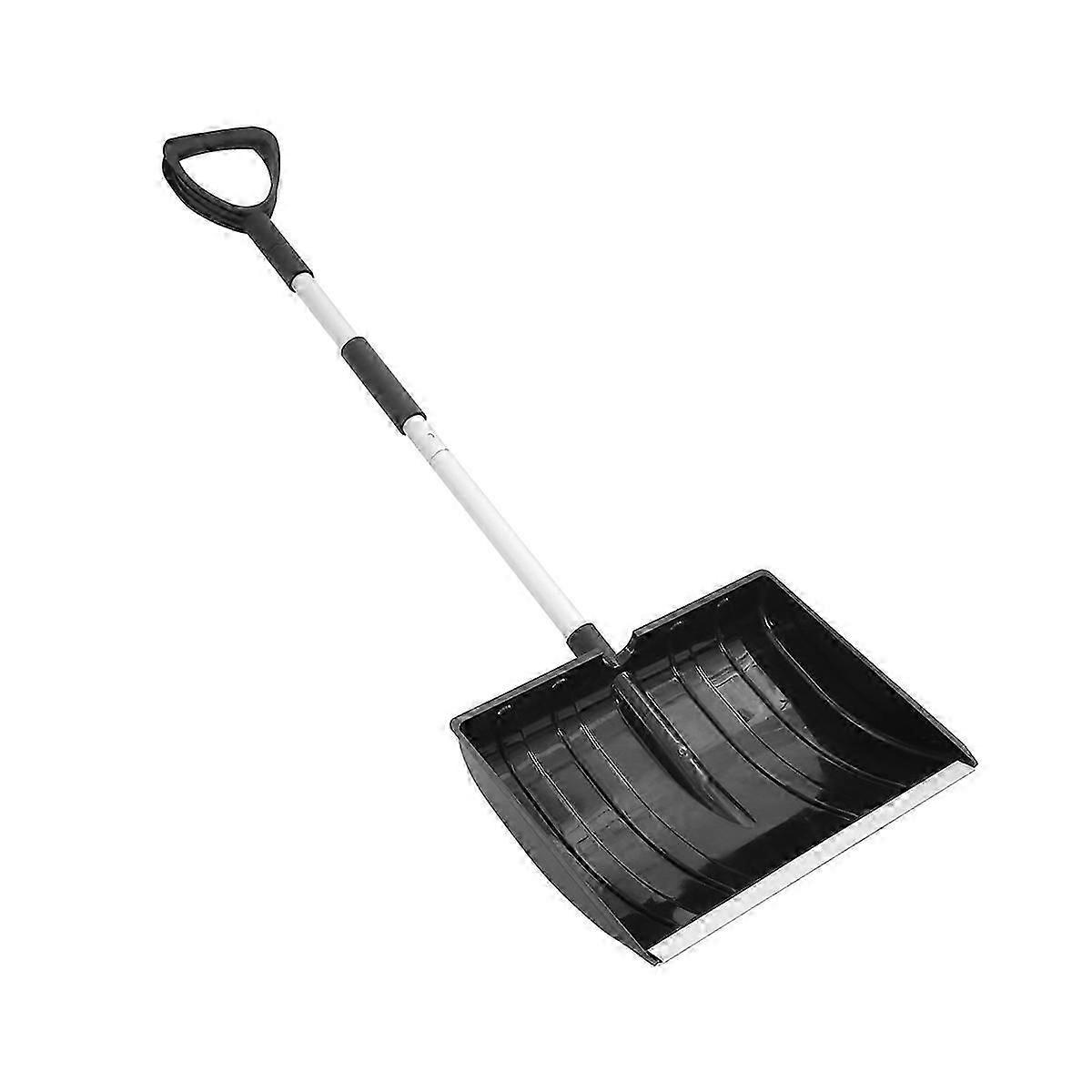 Large Portable Snow Shovel for Driveway Snow Shovel with Aluminum Handle and Wide Blade Scoop Shovel