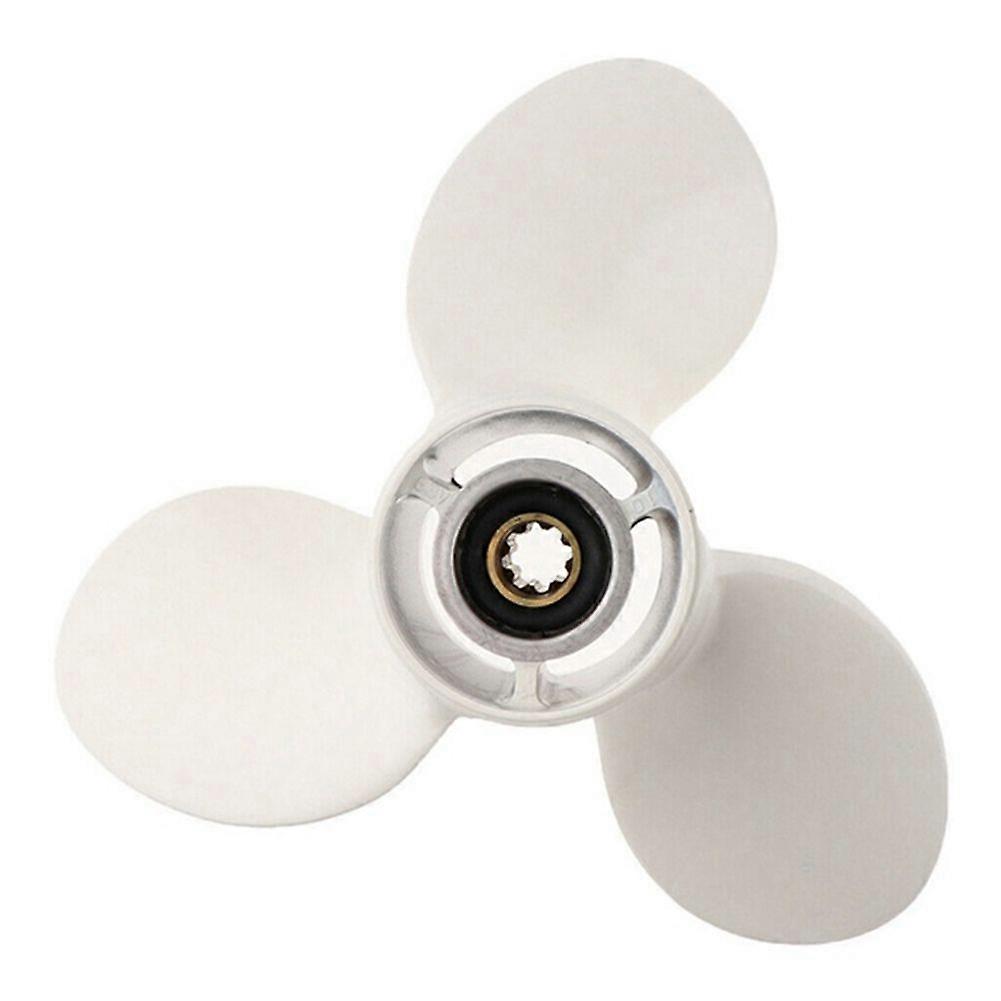 Propeller voor 9,9 pk 15 pk 9 1/4 X10 boot aluminiumlegering schroef 3 blad 8 spline scheepsmotor deel 63