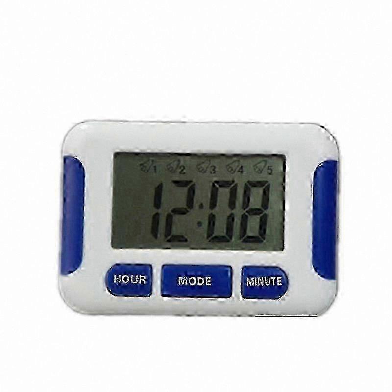 Pill Reminder Timer with Multiple Alarms, Blue