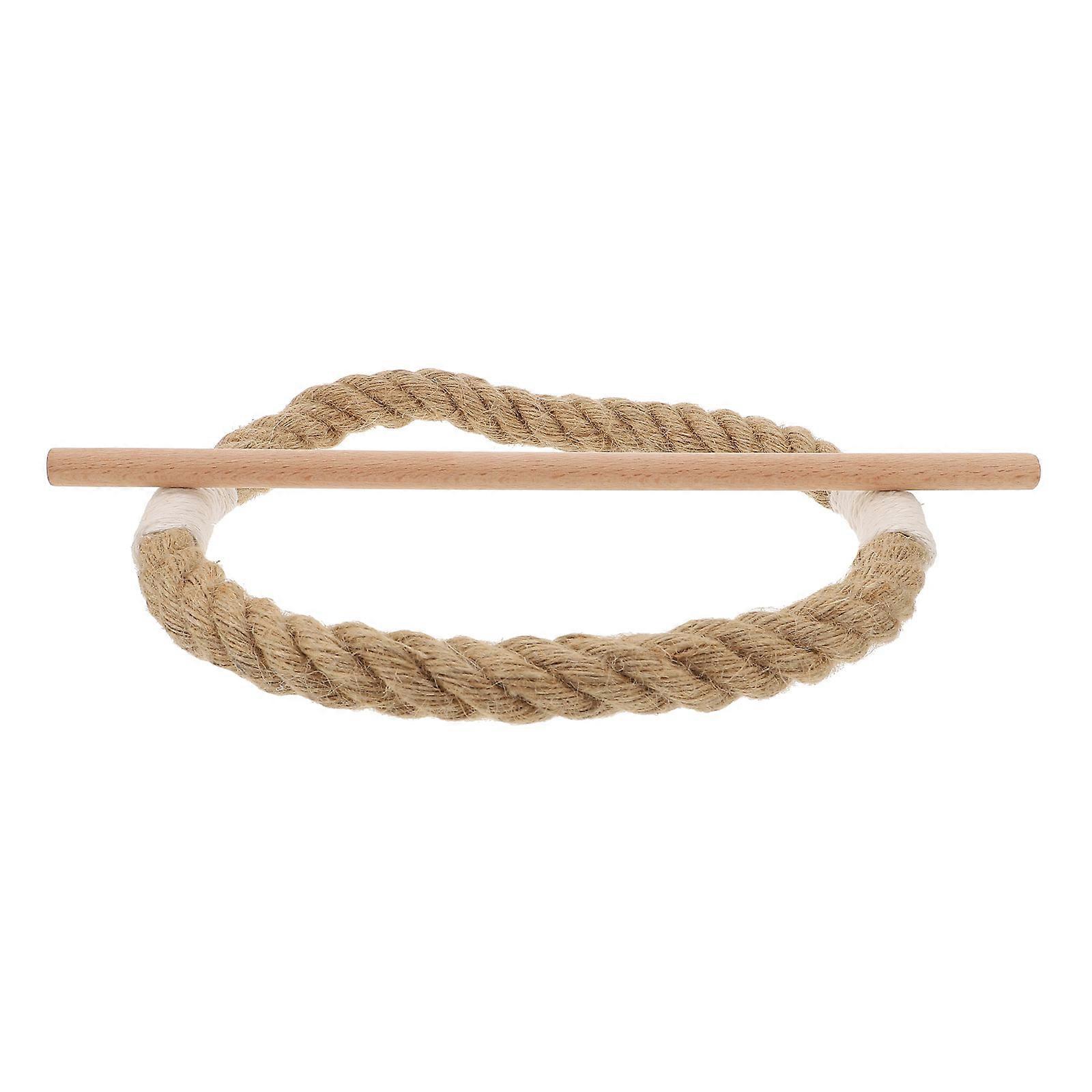 Curtain Fixing Buckle Hemp Rope Curtain Holder for Home Use 2Pcs