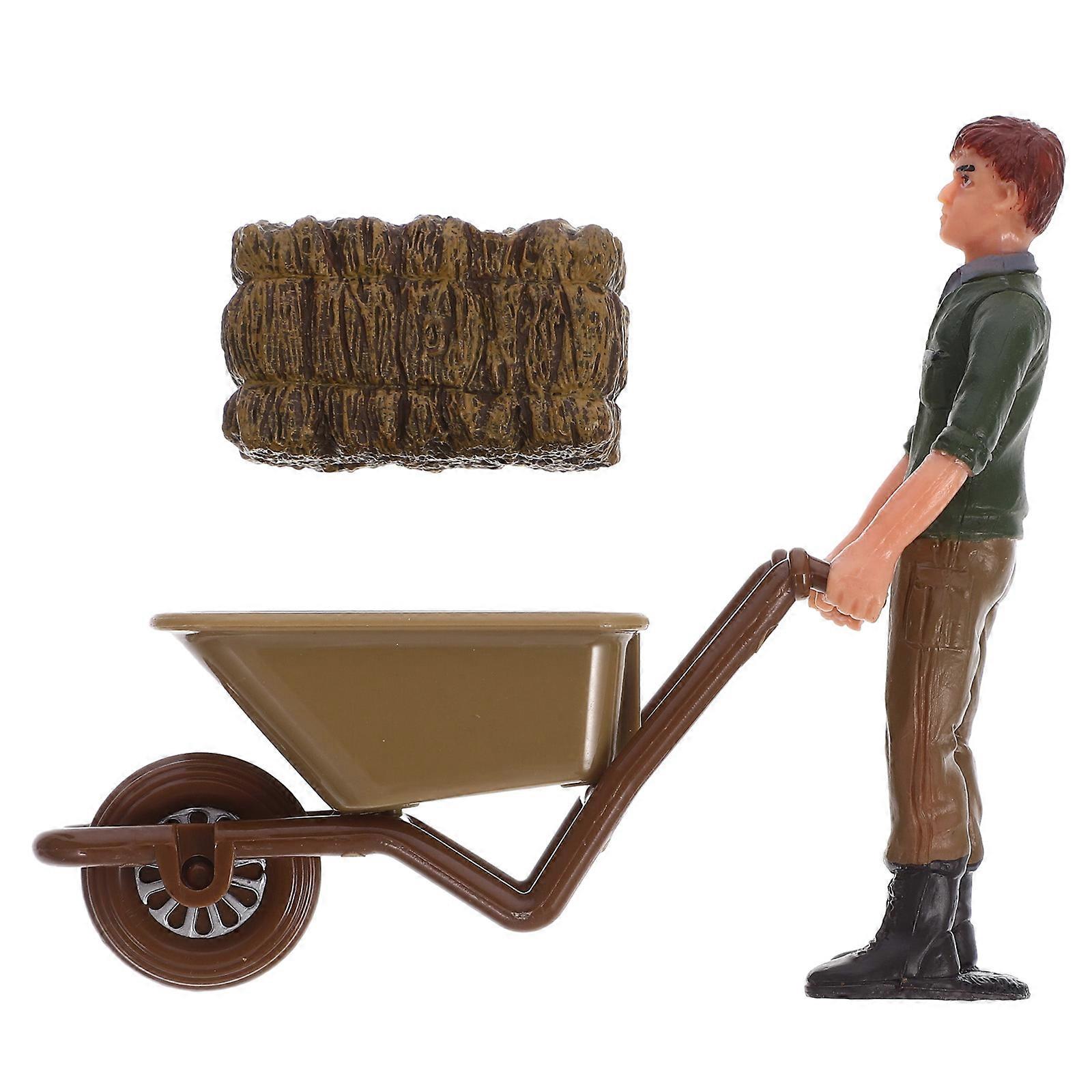 Farm Scene Model Simulation Farm Plaything for Decoration 1Set