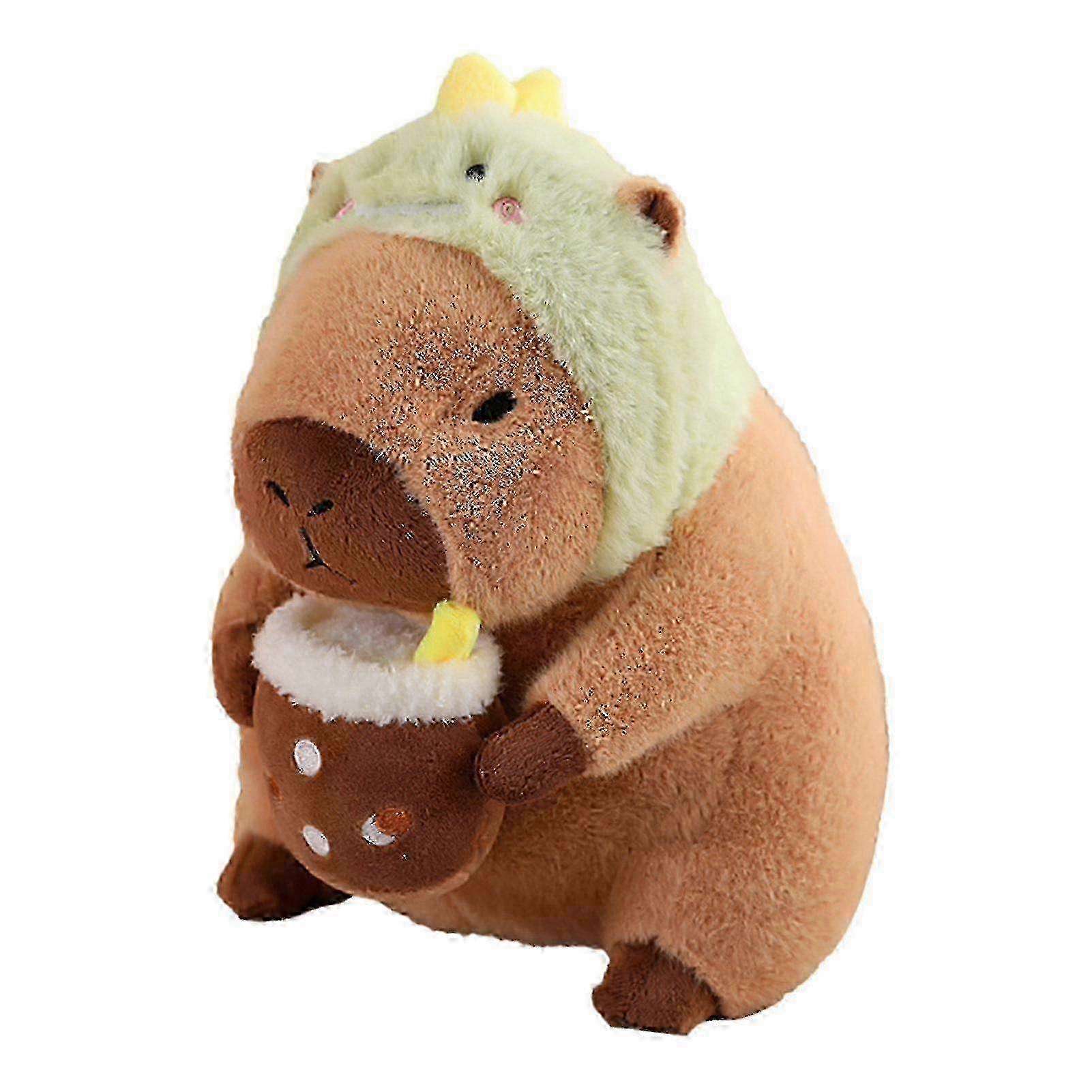 30cm/40cm Capybara Plush Toys Kids Ugly And Cute Stuffed Dolls Hugging Pillow With Removable Head Cover Db