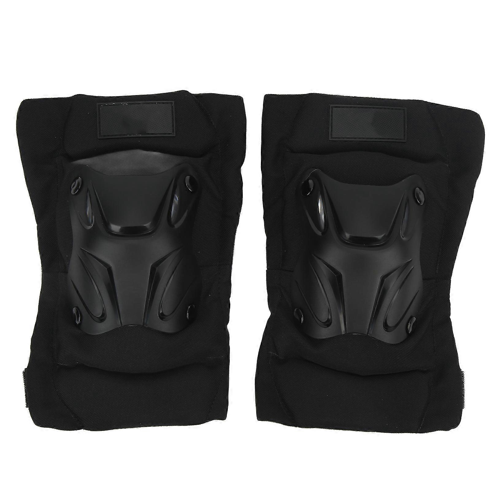 2Pcs Elbow Guards with Good Cushioning Anti Slip Reflective Breathable Motocross Protector Adjustable One Size for Riding Sports