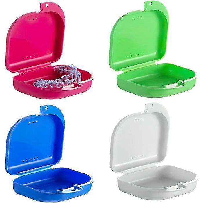 Denture Storage Box - Candy Color - 4PCS