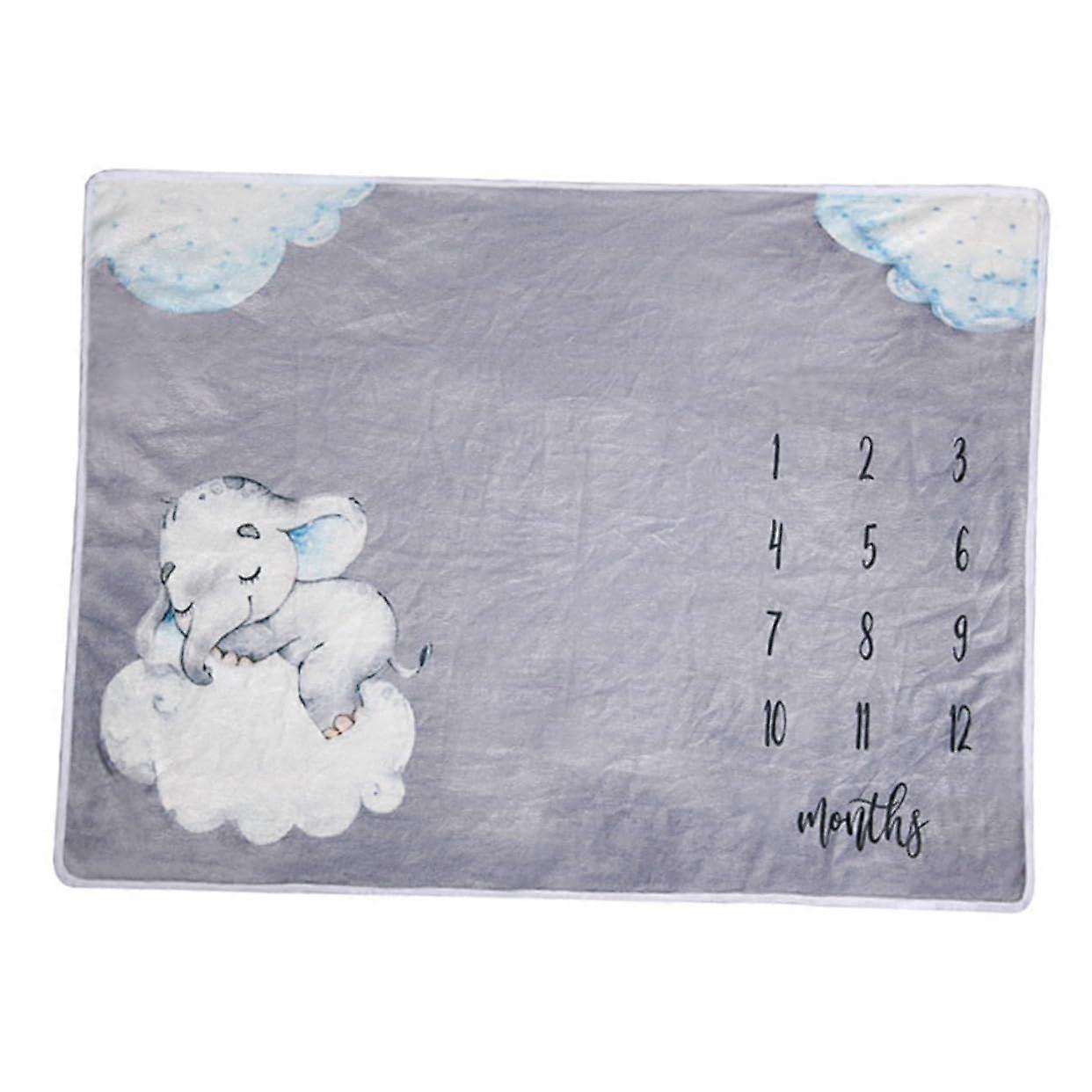 Newborn Memory Blanket Backdrop Soft Photo Prop For Monthly Growth Showers And Baptism, SkinFriendly Material, 1pc