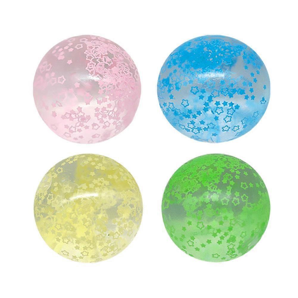 Elastic Ball Maltose Decompression Ball Squeeze Balls Colorful Ball Fidget Toy