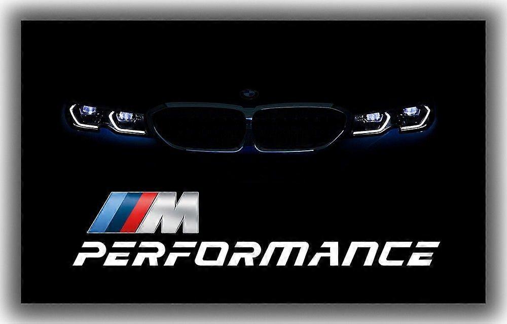 M PERFORMANCE Sort Auto Bil Udendørs Dcor BMW Flag Biler banner