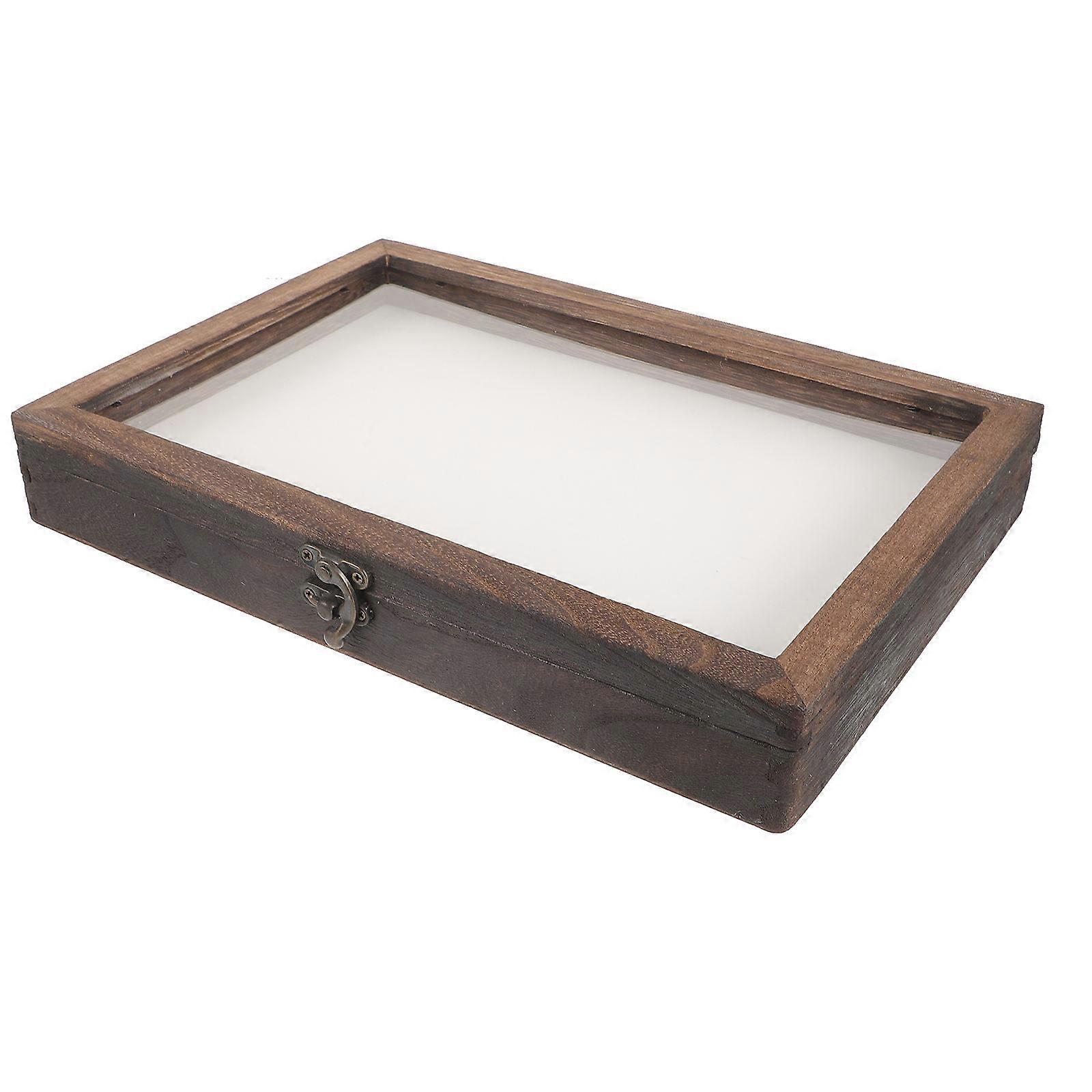 Wooden Display Box for Insect Specimen Collection and Storage 3Sets