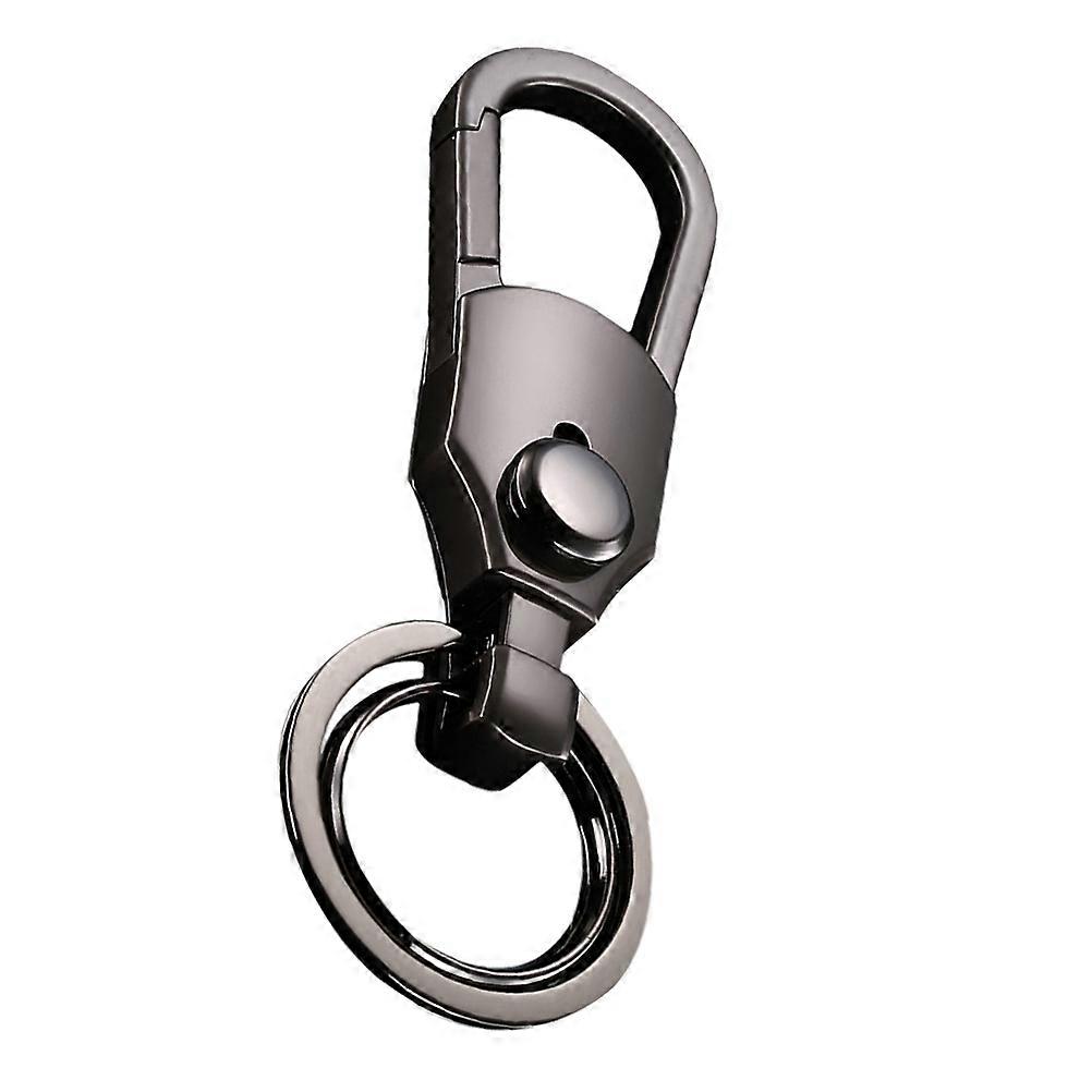 Ring Keychain Zinc Alloy Key Hook Chain for 2Pcs Men Car Keys
