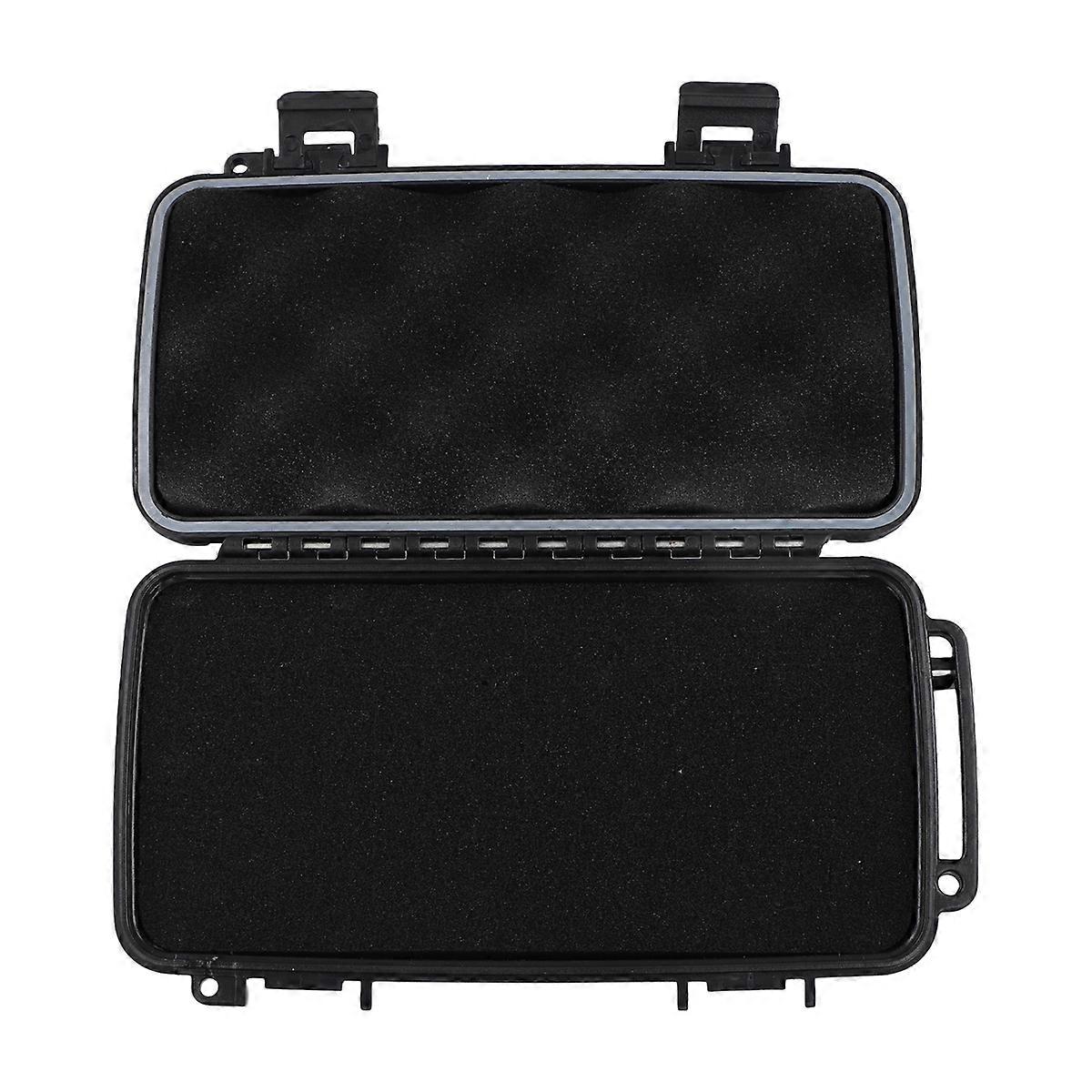 Black Hard Shell ABS Carrying Toolbox Shockproof Portable Toolbox