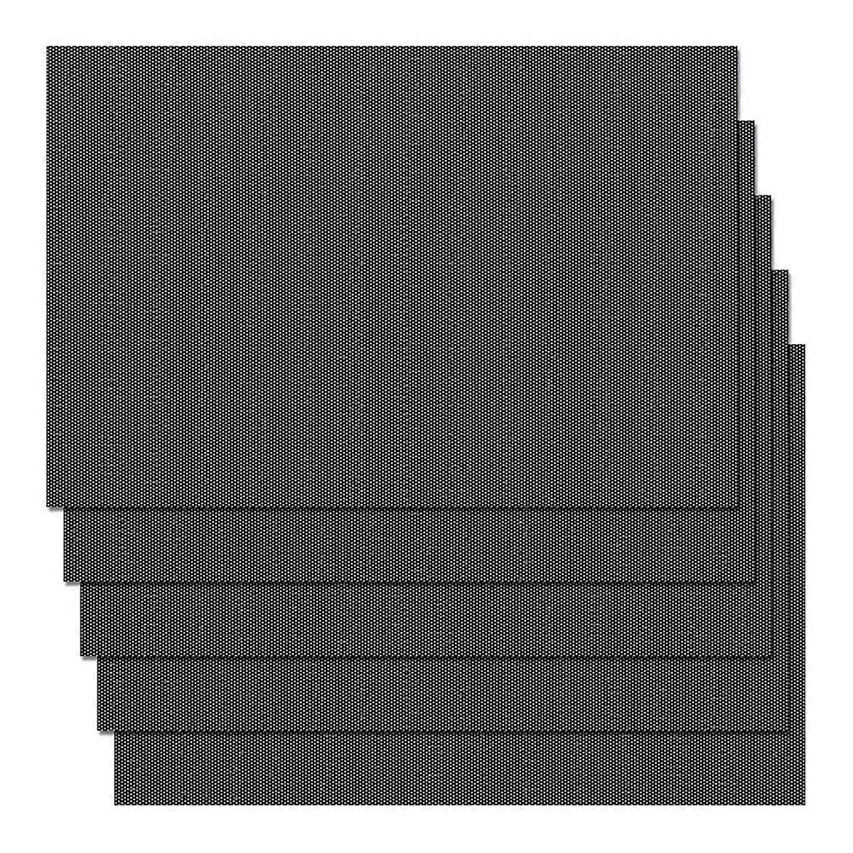 5 Sheets 0.5 mm Fursuit Eyes Mesh, Waterproof Printable Eye Nets for Furry Cosplay, Props, Fursuits Crafts Making Black