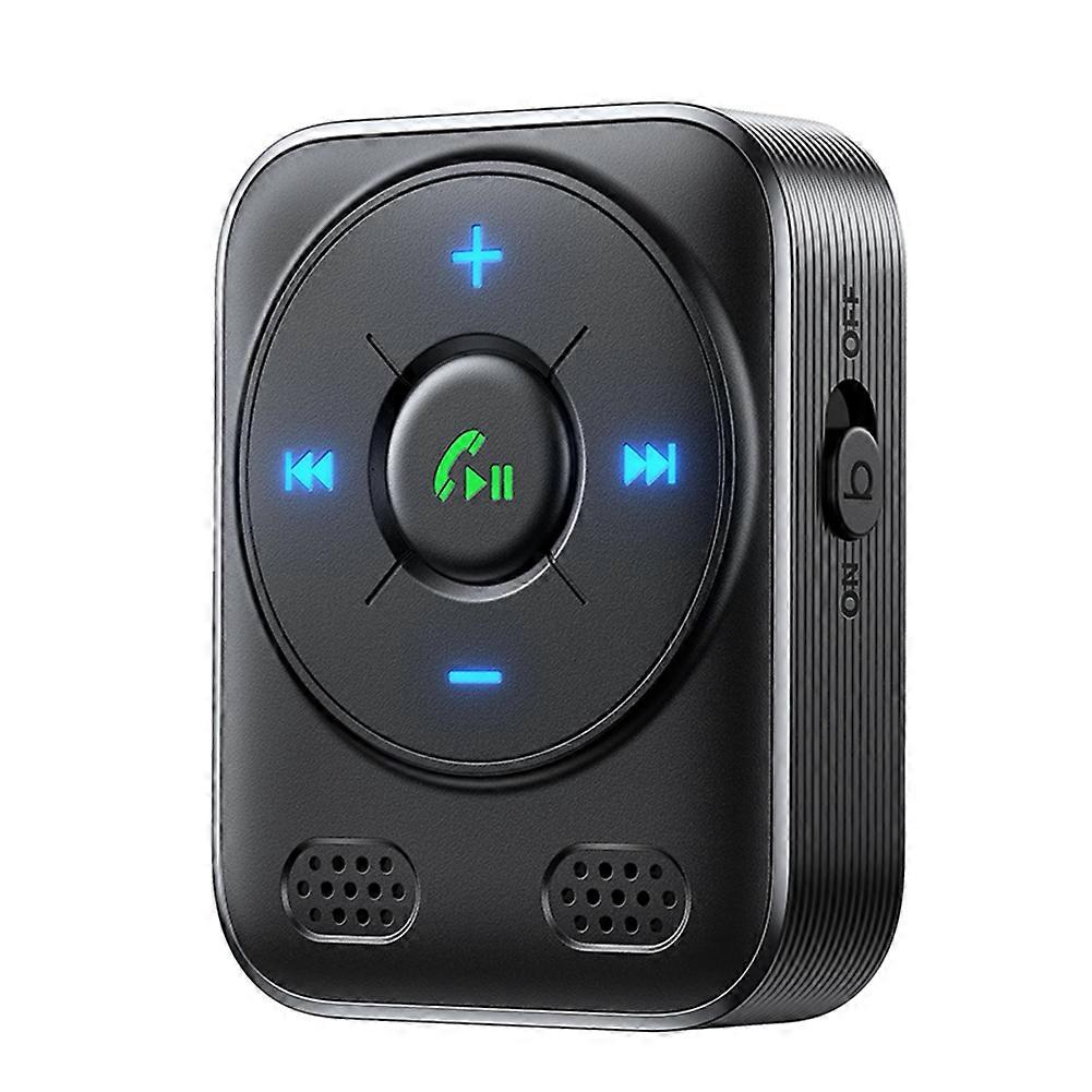 Car Bluetooth 5.4 AUX Receiver Stronger Dual Mics & Noise Cancellation Bluetooth Adapter for Car Music/Hands-Free Call