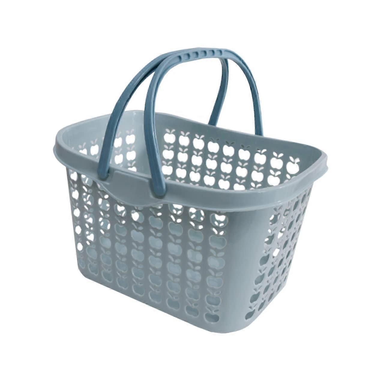 Handheld Shopping Basket Compact Storage Organizer For Fruits And Snacks 28X19.3X18.5CM Easy To Clean And Maintain