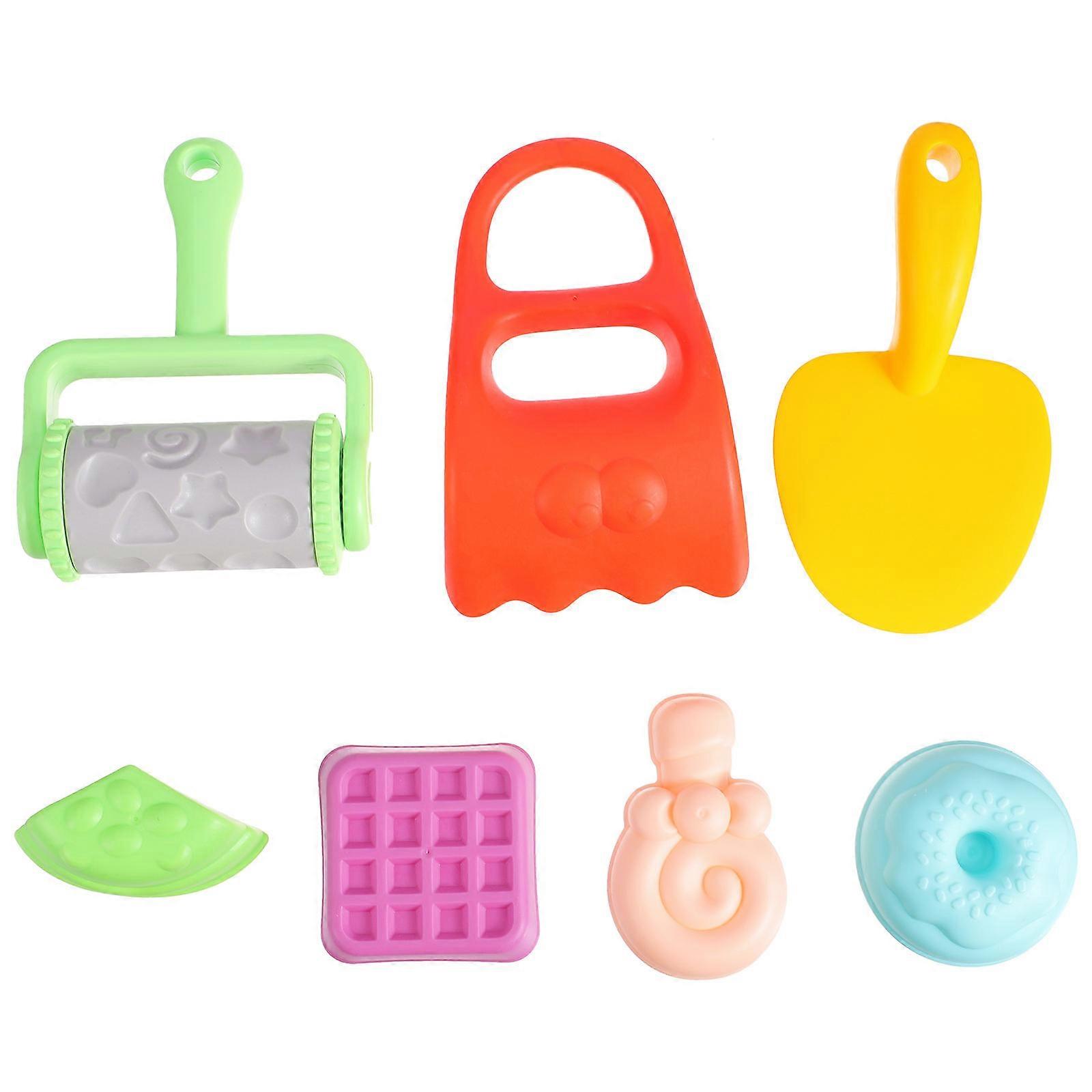 Outdoor Sand Play Toys Set 2 Sets 7Pcs Creative Design For Children Ideal For Backyard Play And Imagination Stimulation