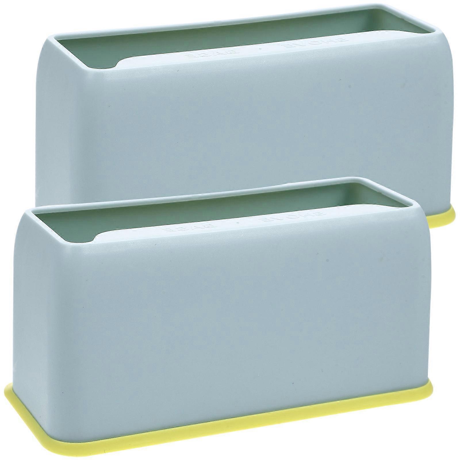 Litter Holders Cat Litter Scoop Holder Home Use Blue Collects Litter Residue 15.50X8.50X6.00CM 2Set
