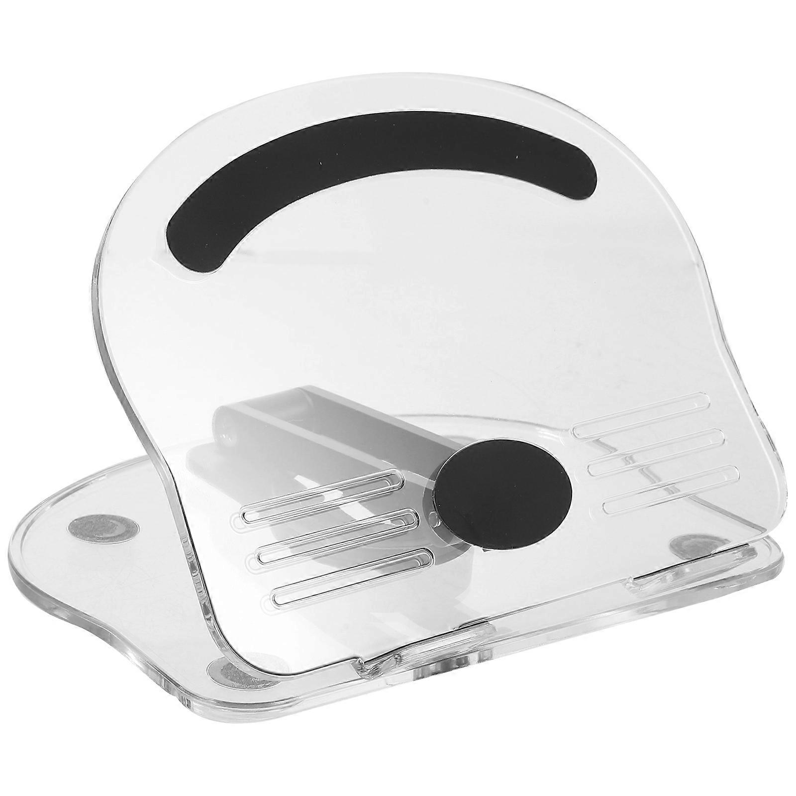 3Pcs Adjustable Tablet Bracket Acrylic Black for Office Use