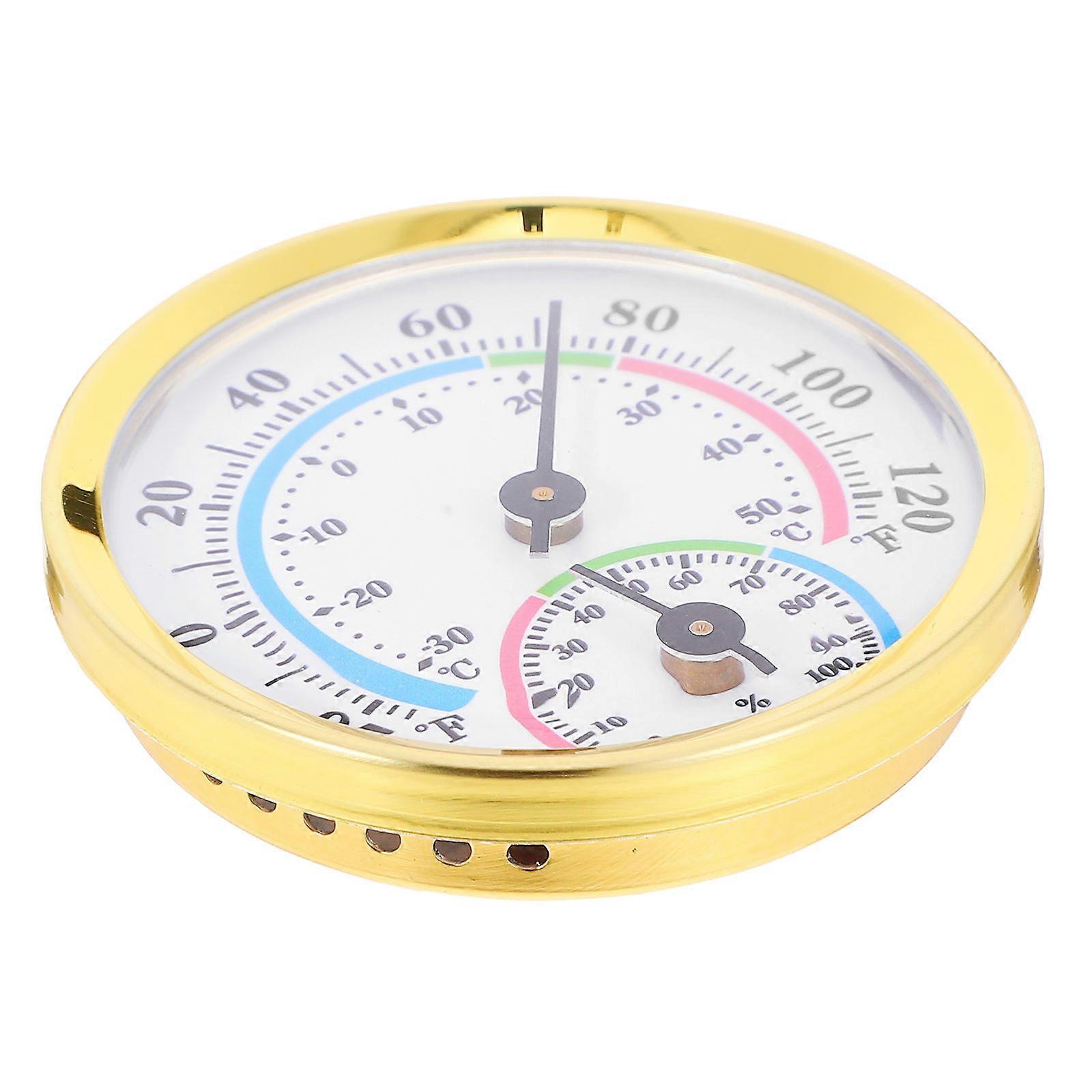 Mini Pointer Hygrometer Gauge for Indoor Temperature Monitoring 3Pcs