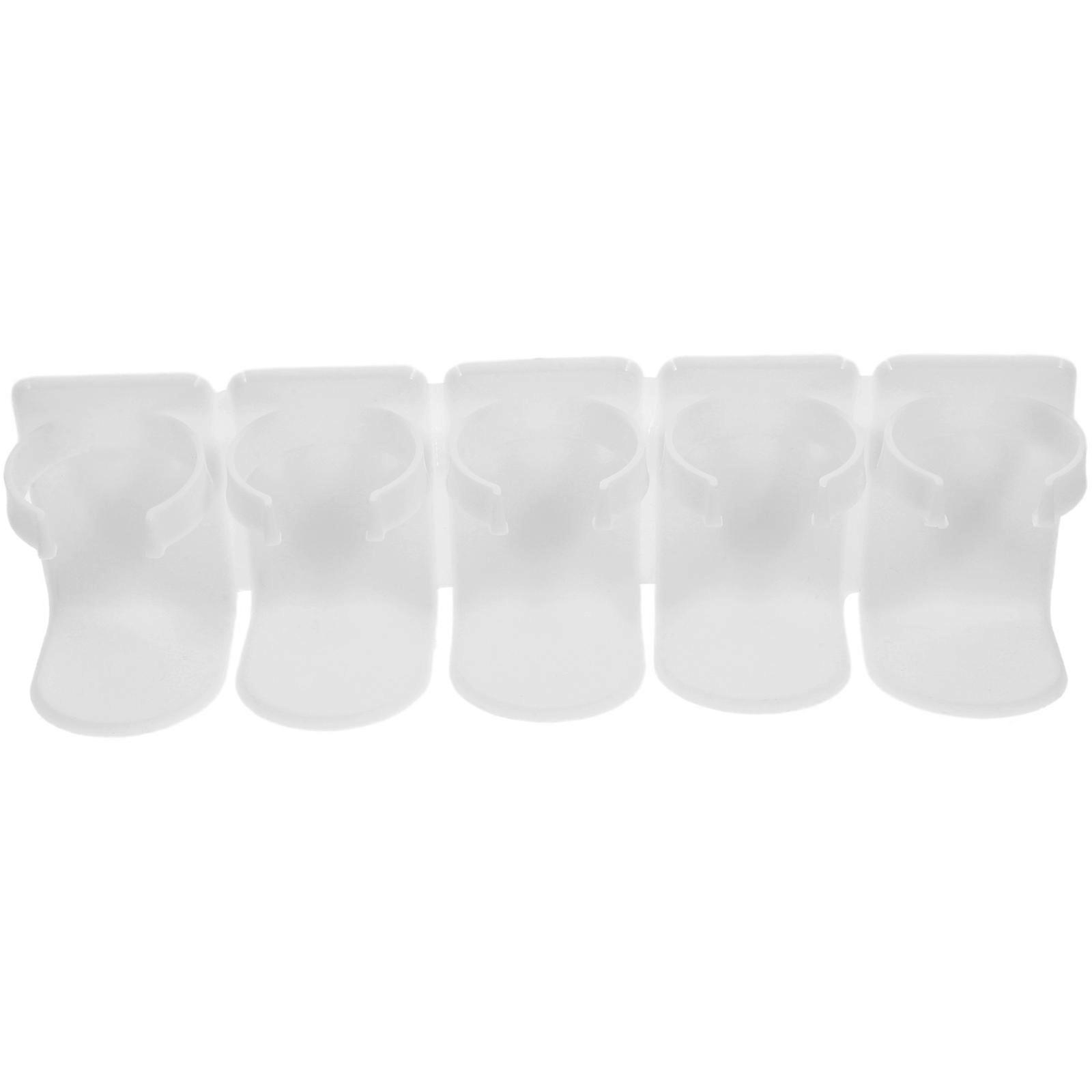 Punch Free Bathroom Shelf Organizer for Storage 2Pcs White PP