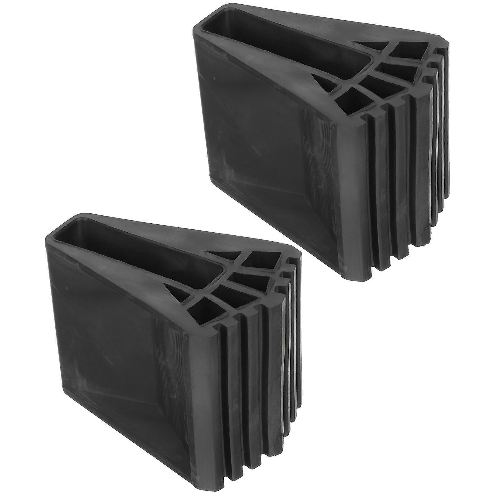 Black Ladder Foot Protector for Home Use Durable Anti-Slip Pads 8Pcs