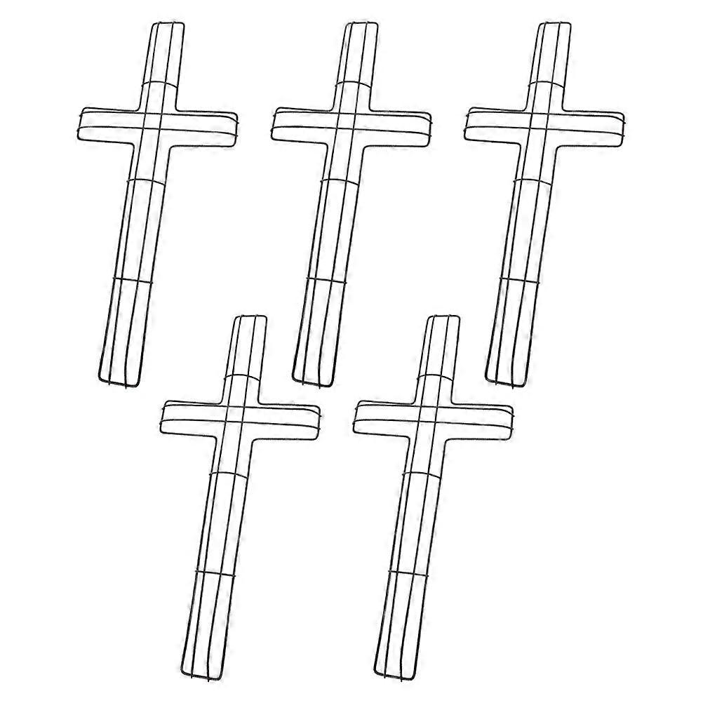 Cross Wreath Frames Iron Wreath Frame for Decor 20Pcs Collection
