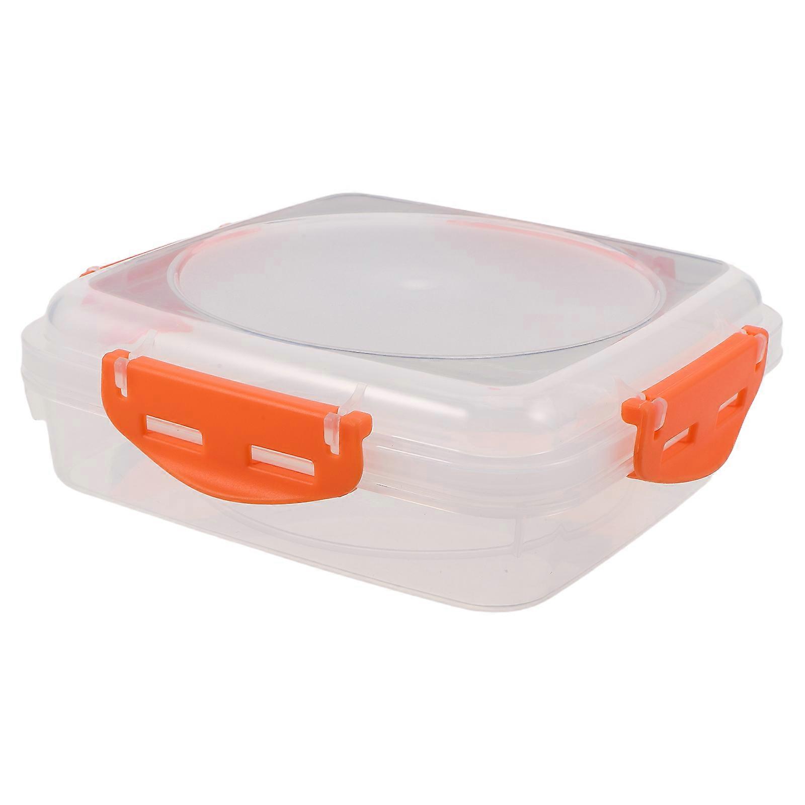 Plastic Airtight Food Container for Sandwiches 2Pcs
