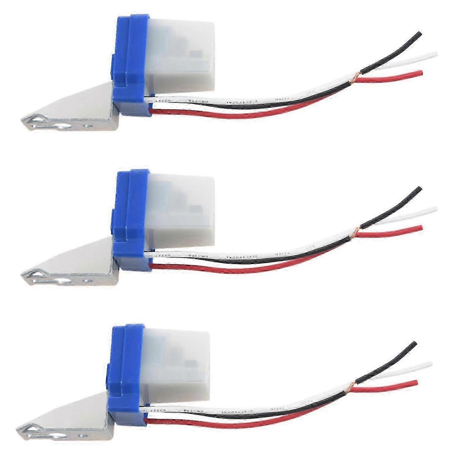 3X AC DC 12V 10A Automatic Lamp Switch Light Sensor Switch YVL