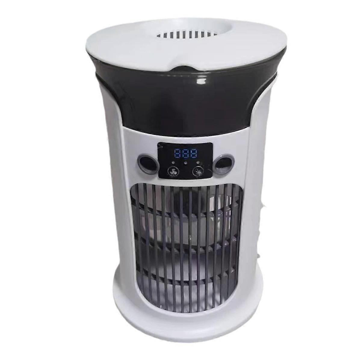 Portable USB Air Cooler - Multifunctional Small Cooling Fan with Humidifier for Office & Home Desktop