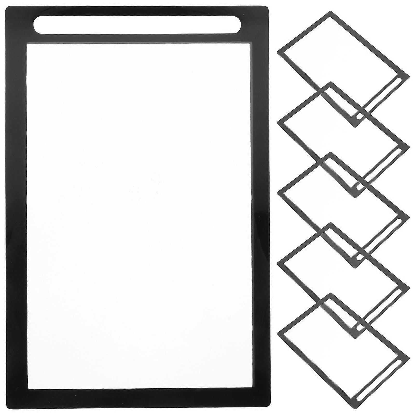 Plastic Table Card Covers for 24Pcs Black PVC Card Sleeves