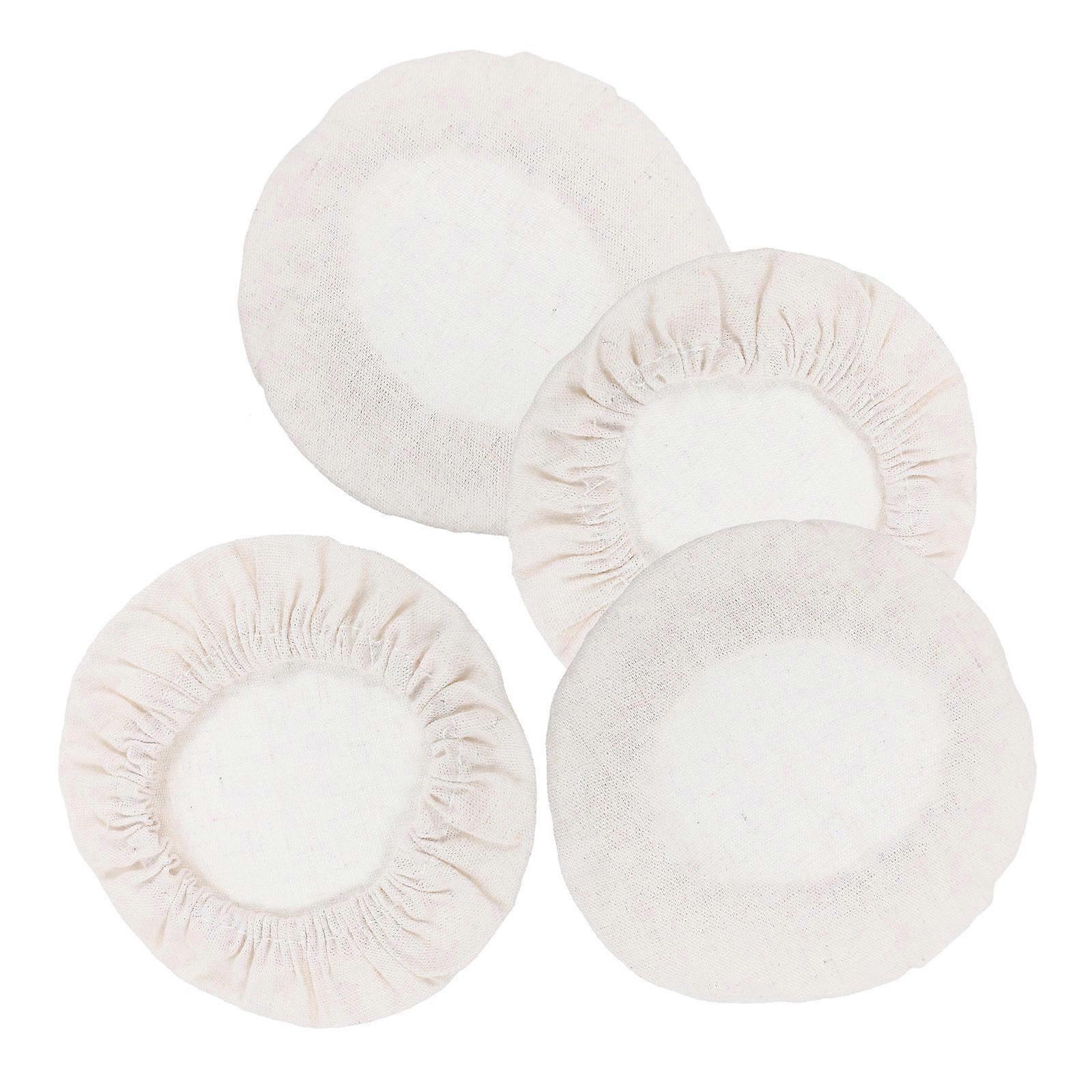 Glass Jar Covers White for Bread Fermentation with 16Pcs Cloth