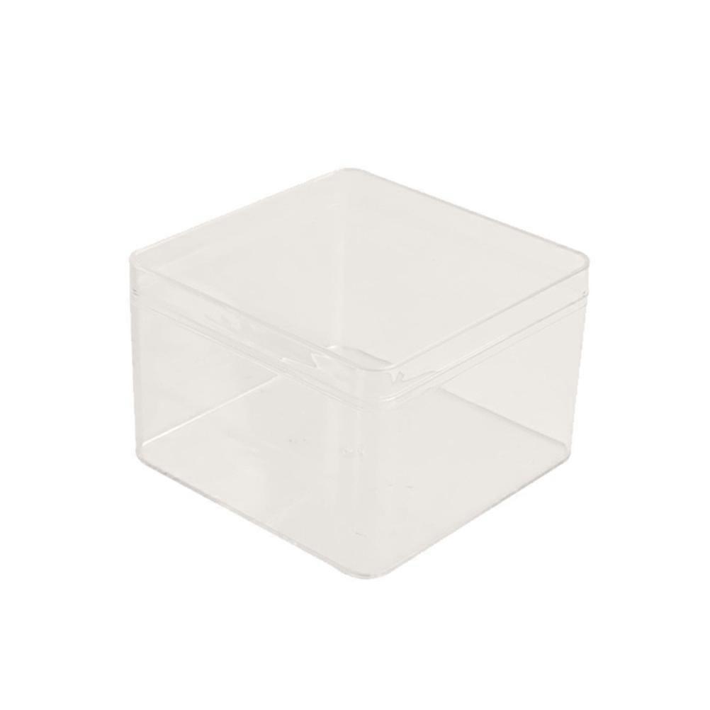 Biscuit Bags Transparent Plastic Box for Storage Use 20Pcs Set Square Shape