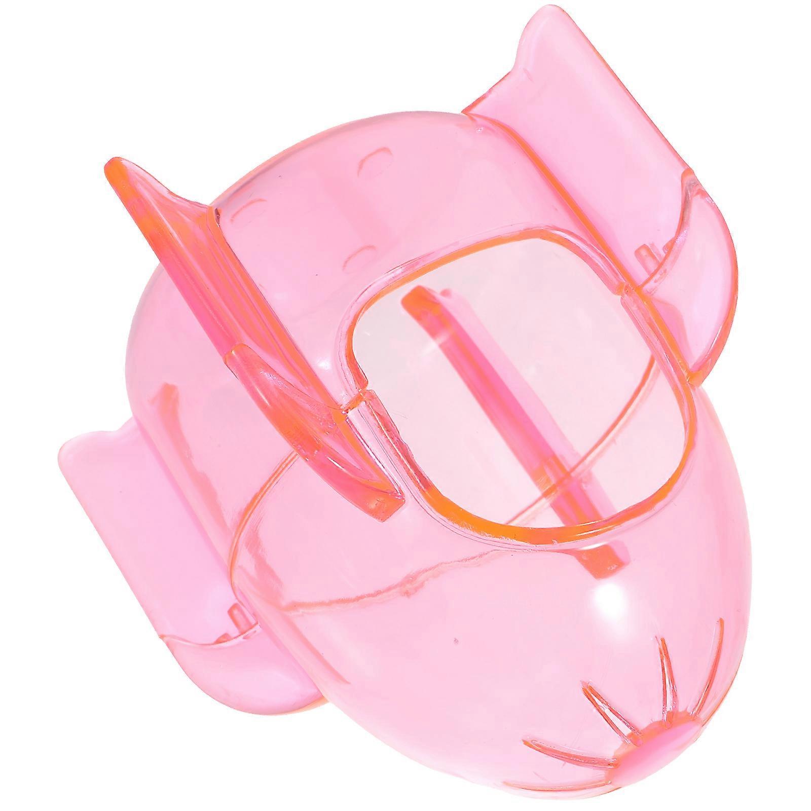 5Pcs Clear Hamster Toilet Plastic Bath Box For Pet Owners Hamster Bathing Rectangular Design