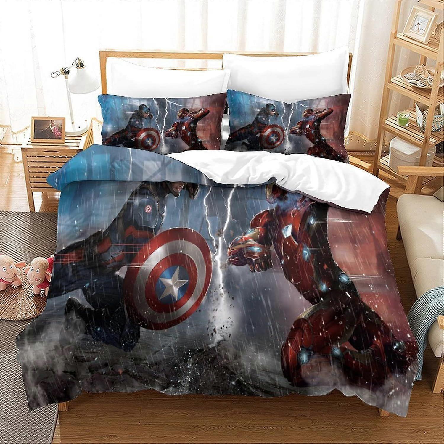 xzz467 Duvet Cover Iron Man Movie Poster Duvet Cover 140X200CM