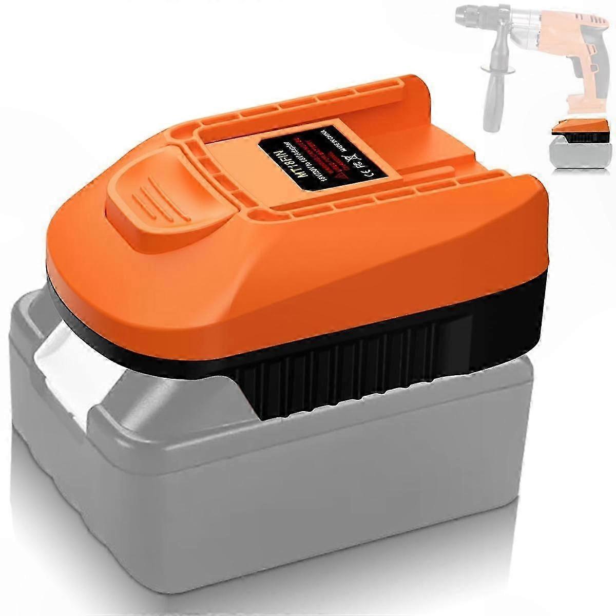 18V Li-Ion Battery Adapter for Cordless Power Tools with ABS 18 Compatibility