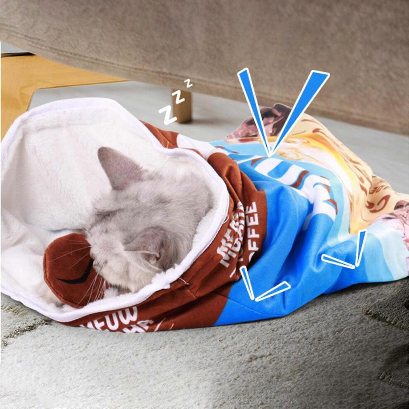 Pets Cat Tunnel Bag Funny Interactive Cat Crinkle Sack for Cats Kitten