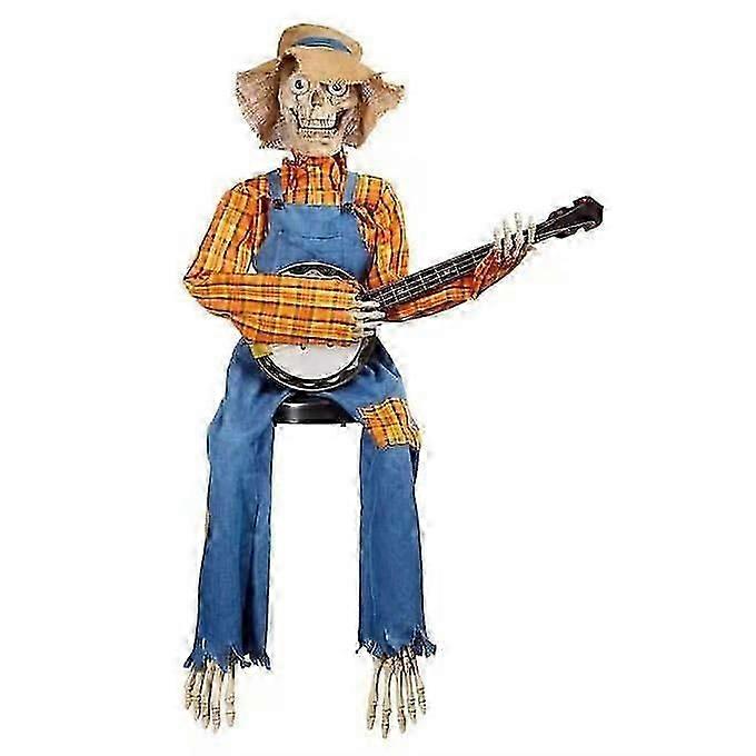 Funny Animated Dueling Banjo Skeletons, Halloween Musical Skeletons new