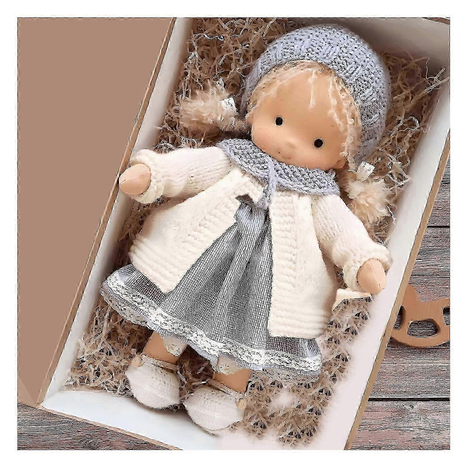 دمية والدورف اليدوية ، دمية والدورف المصنوعة يدويا ، دمية كروشيه خمر