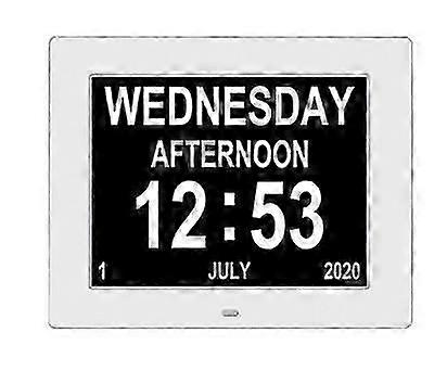 Digital Calendar Clock In Polish Electronic Alarm Clock Medicines 8 Languages 26s