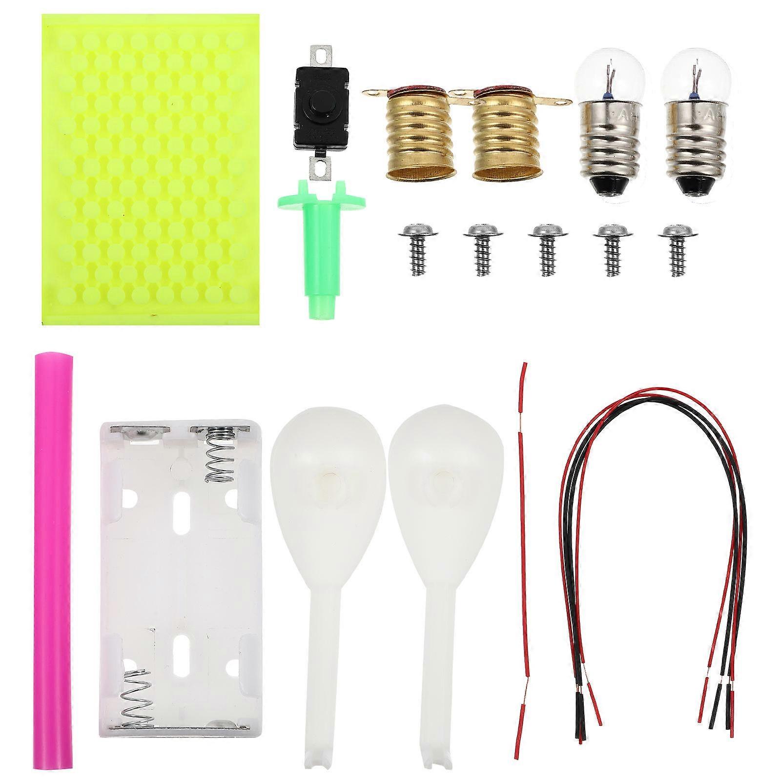 DIY Streetlamp 1Set Plastic Double Head Streetlamp for Experiment Use, Hands-on Learning